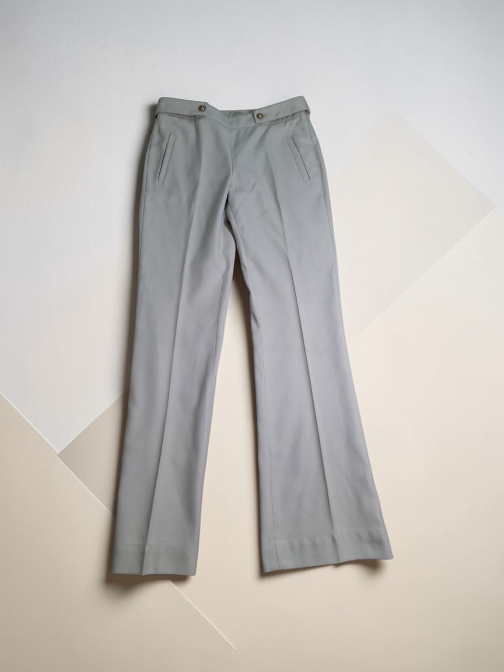 LOFT Pale Beige Straight-Leg Trousers